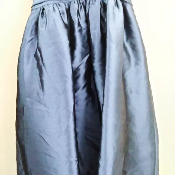 Marchesa Notte Strapless Navy Sequin Embellished Mikado Gown 6 - Picture 12 of 14